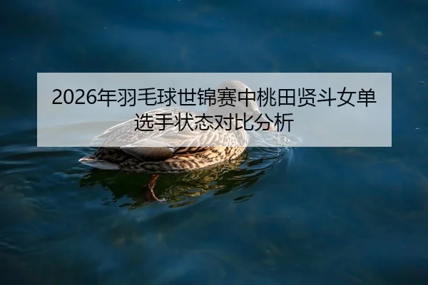2026年羽毛球世锦赛中桃田贤斗女单选手状态对比分析